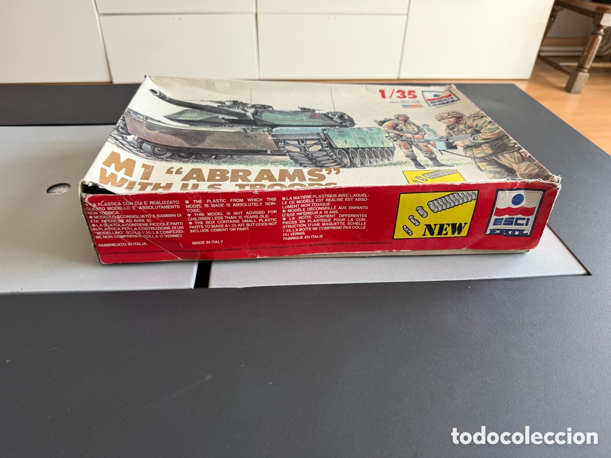 Maquetas: MAQUETA. M1 ABRAMS. 1/35. ESCI - Foto 2