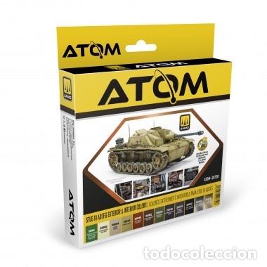 Maquetas: ATOM Set Colores Exteriores e Interiores para STUG III Ausf.G 20730