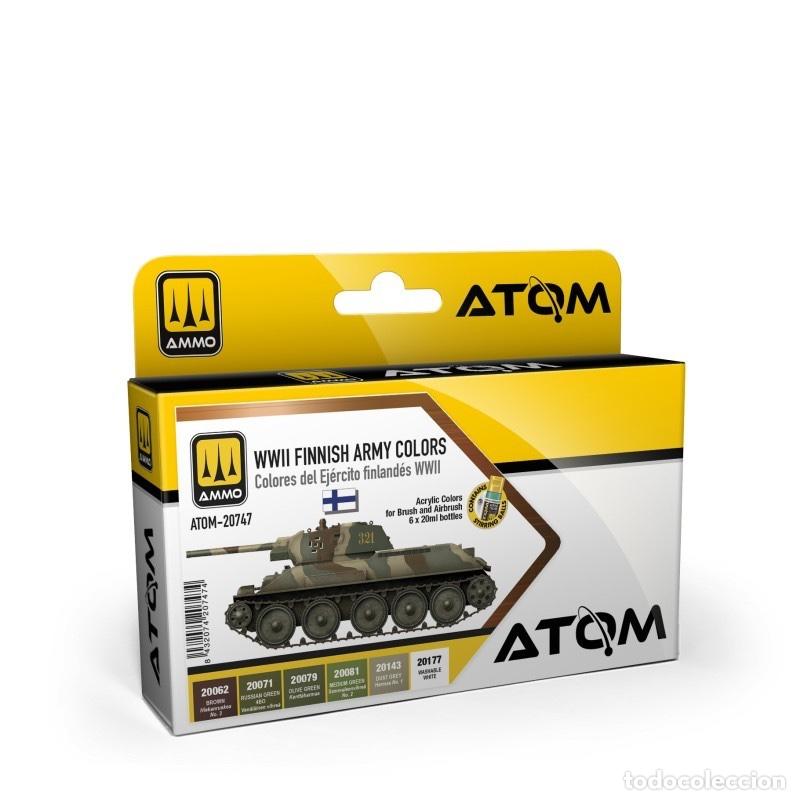Maquetas: ATOM Set Colores del Ejercito Finlandes WWII 20747