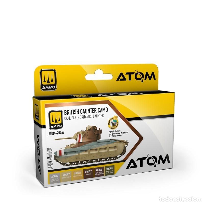 Maquetas: ATOM SET CAMUFLAJE ASTILLADO BRIT&Aacute;NICO 20768