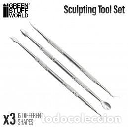 Maquetas: GREEN STUFF - HERRAMIENTAS MODELAR SET DE 3 1011 - Foto 3