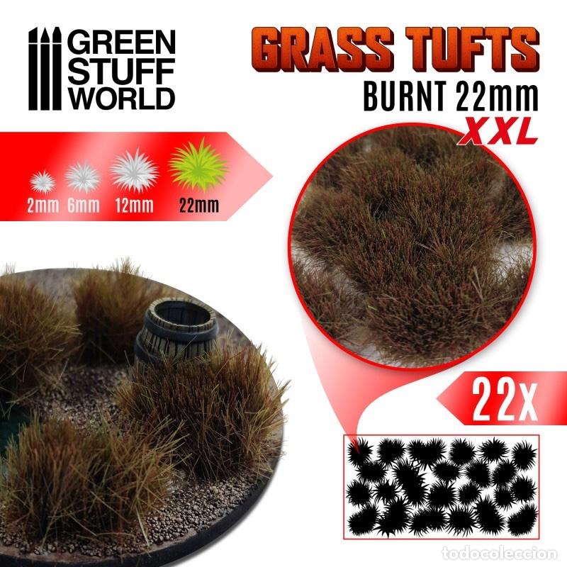 Maquetas: GREEN STUFF - MATAS C&Eacute;SPED XXL QUEMADO 22mm 11453