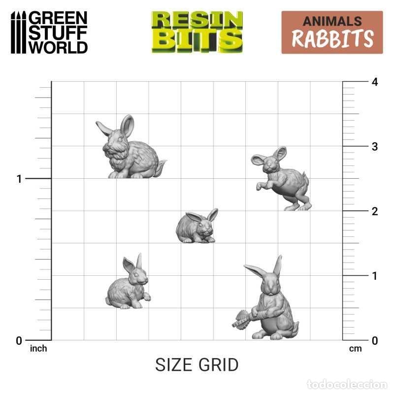 Maquetas: GREEN STUFF - CONEJOS 3D 12290 - Foto 2