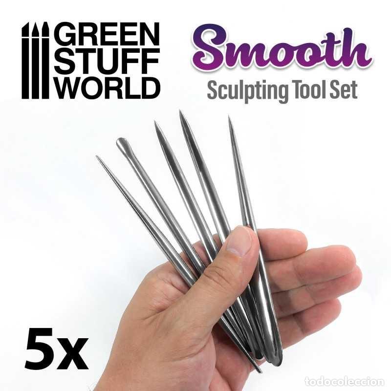 Maquetas: GREEN STUFF - LANCETAS EXTRA PULIDAS PREMIUM X5 - SMOOTH 3127