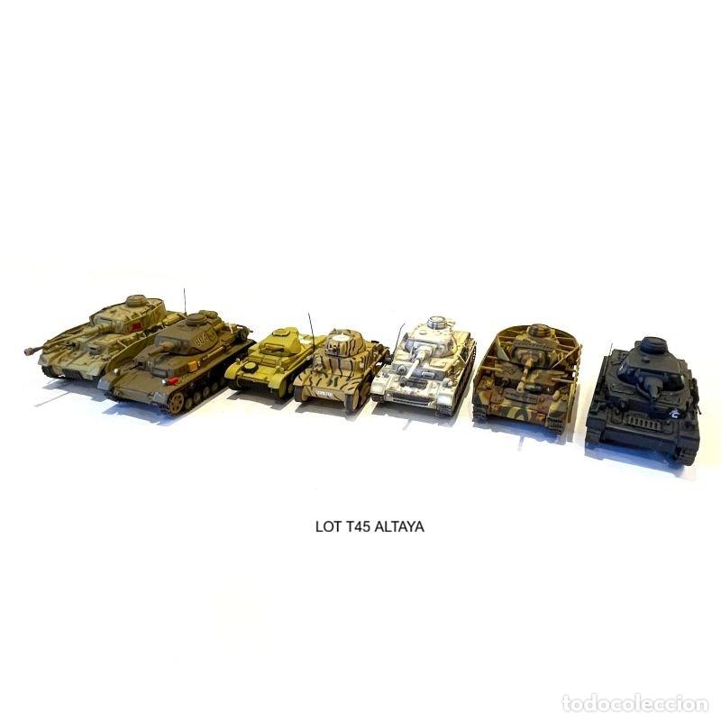 Maquetas: LOT T45 7 TANQUES 2GM ALEMANIA 1:72 CARROS COMBATE ALTAYA Sd.Kfz.161 Panzer IV, Sd.Kfz 121 Panzer II