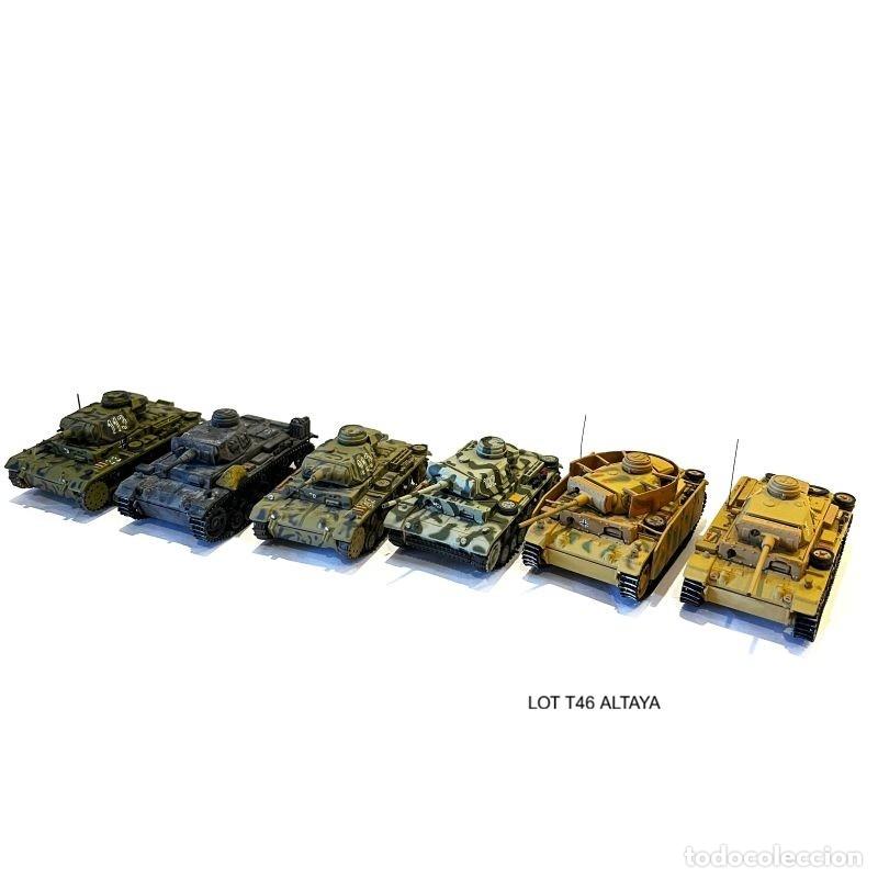 Maquetas: LOT T46 6 TANQUES 2GM ALEMANIA 1:72 CARROS COMBATE ALTAYA Panzerkampfwagen III Panzer III PzKpfw III