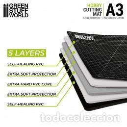 Maquetas: GREEN STUFF - Tapete de Corte A3 NEGRO 4135 - Foto 2