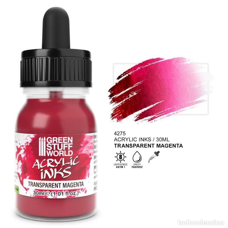 Maquetas: GREEN STUFF - TINTA ACR&Iacute;LICA TRANSPARENTE - MAGENTA 4275