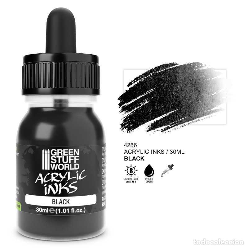 Maquetas: GREEN STUFF - TINTA ACR&Iacute;LICA OPACA - NEGRO 4286