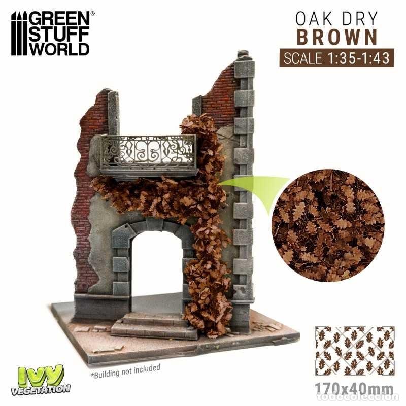 Maquetas: GREEN STUFF - HIEDRA MODELISMO - ROBLE MARR&Oacute;N - GRANDE 4636