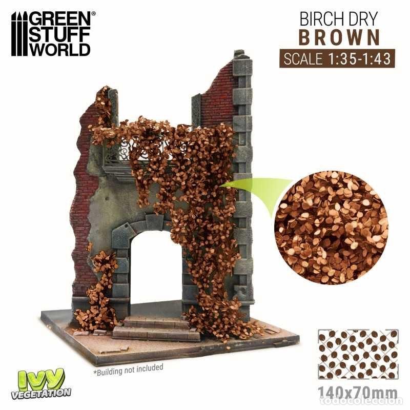 Maquetas: GREEN STUFF - HIEDRA MODELISMO - ABEDUL MARR&Oacute;N - GRANDE 4652