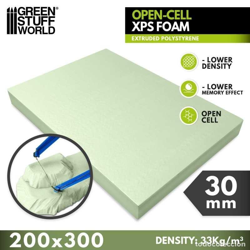 Maquetas: GREEN STUFF - POLIESTIRENO EXTRUIDO XPS 30 MM - CELDA ABIERTA 5140