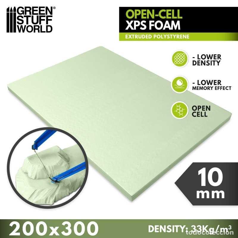 Maquetas: GREEN STUFF - POLIESTIRENO EXTRUIDO XPS 10 MM - CELDA ABIERTA 5393