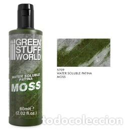 Maquetas: GREEN STUFF - Patinas solubles agua MOSS 60ml 5709