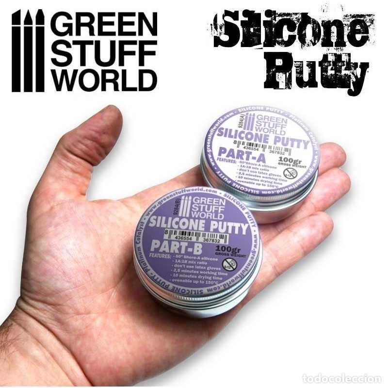 Maquetas: GREEN STUFF - MASILLA DE SILICONA VIOLETA 200gr. 9284 - Foto 3