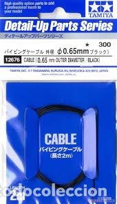 Maquetas: TAMIYA - CABLE METAL 0,65mm 12676