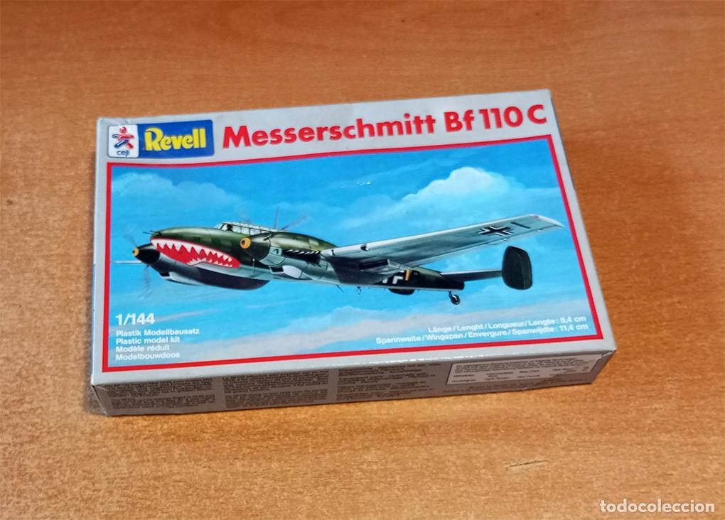 Maquetas: Maqueta del Caza alem&aacute;n Messerschmitt Bf 110C de Revell a escala 1/144