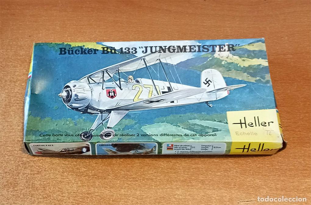 Maquetas: Maqueta del Entrenador Bucker Bu 133 &rdquo;Jungmeister&rdquo; de Heller a 1/72 (Vintage. A&ntilde;os 70)