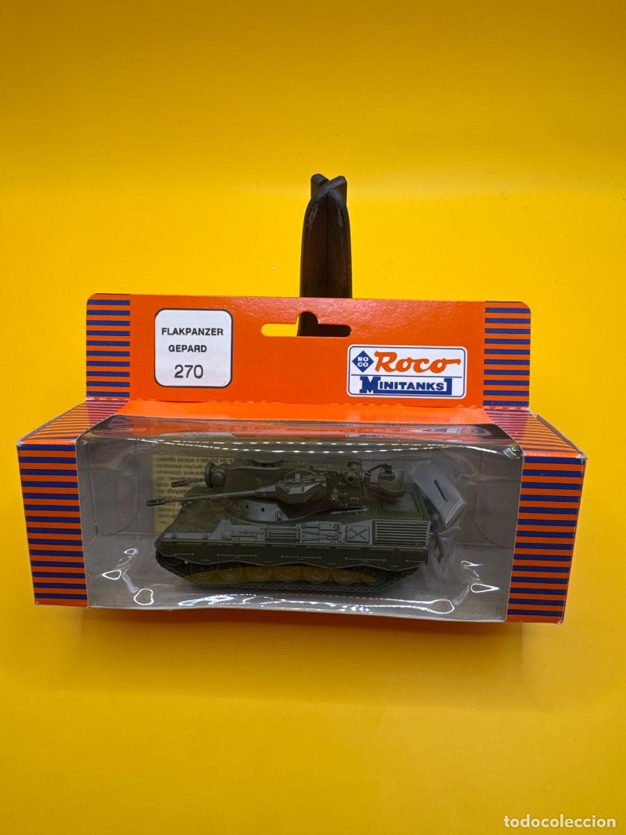 Maquetas: ROCO MINITANKS 270 &ndash; FLAKPANZER GEPARD &ndash; BLINDADO ANTIA&Eacute;REO ALEM&Aacute;N 1:87 H0 &ndash; CAJA ORIGINAL