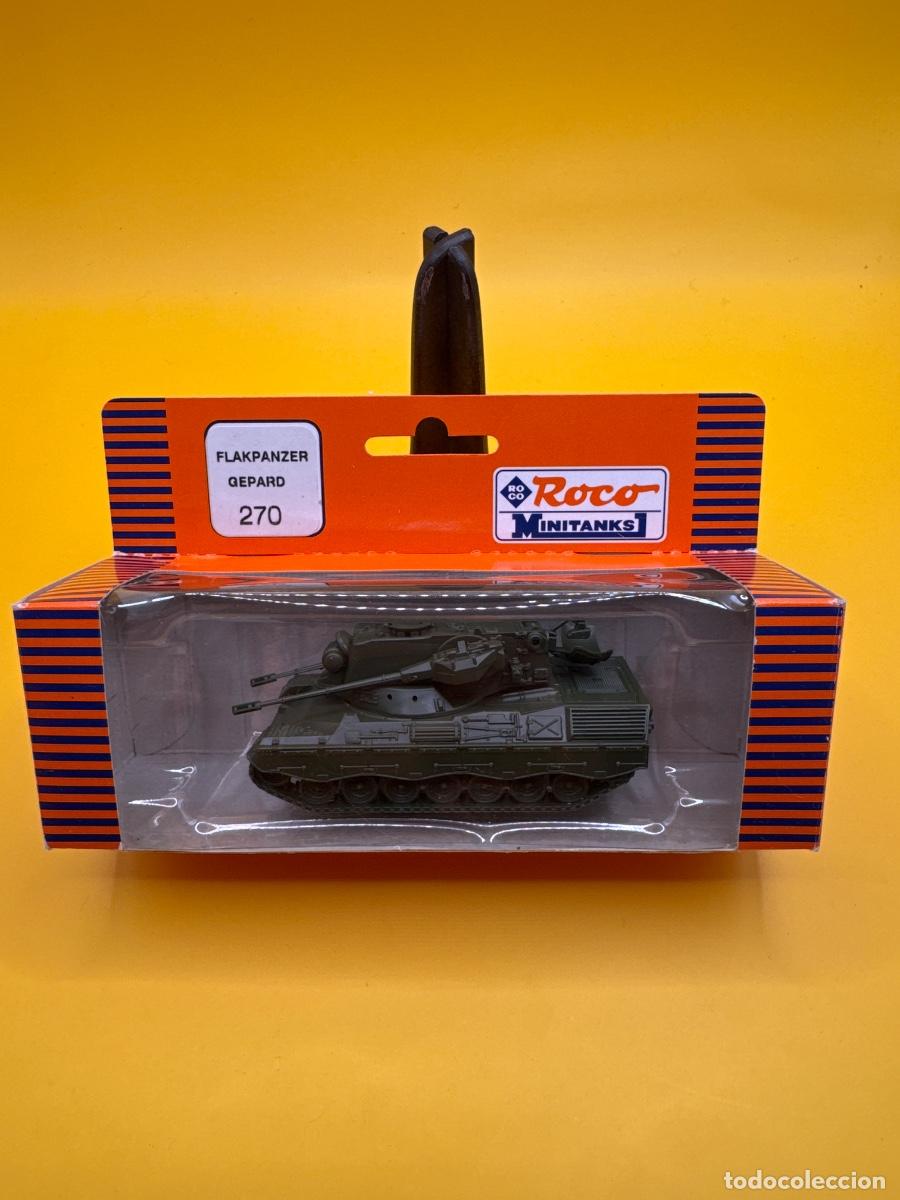 Maquetas: ROCO MINITANKS 270 &ndash; FLAKPANZER GEPARD &ndash; BLINDADO ANTIA&Eacute;REO ALEM&Aacute;N 1:87 H0 &ndash; CAJA ORIGINAL