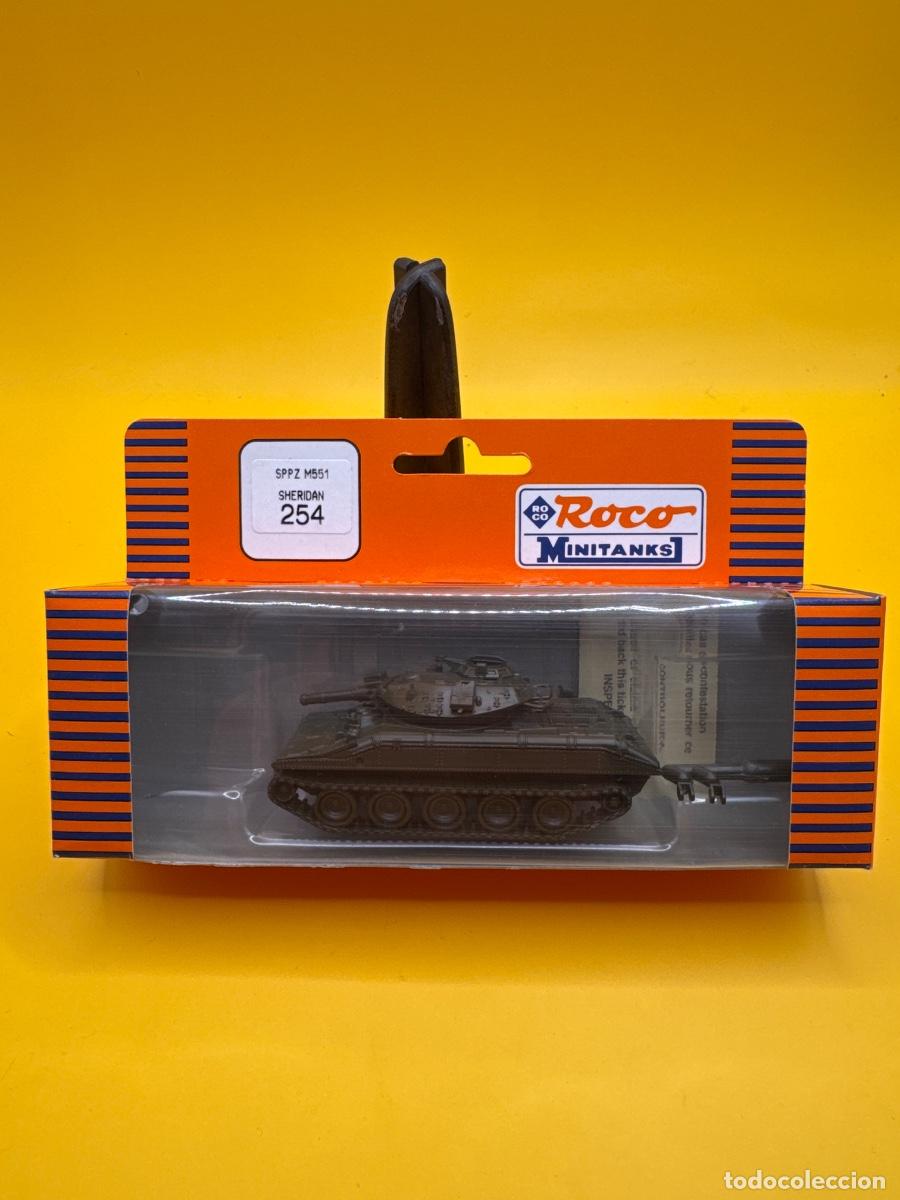 Maquetas: ROCO MINITANKS 254 &ndash; M551 SHERIDAN &ndash; TANQUE LIGERO AMERICANO VIETNAM &ndash; 1:87 H0 &ndash; CAJA ORIGINAL