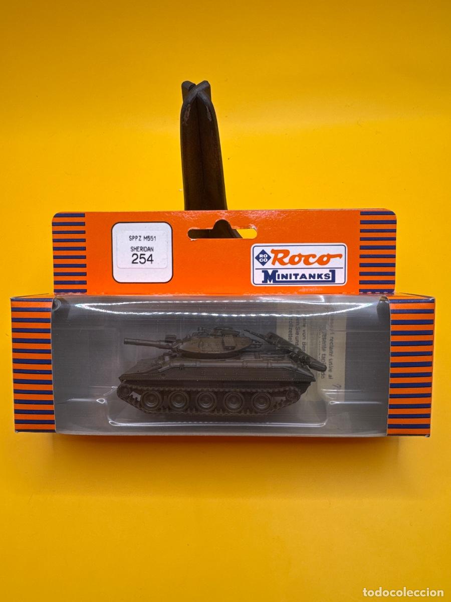 Maquetas: ROCO MINITANKS 254 &ndash; M551 SHERIDAN &ndash; TANQUE LIGERO AMERICANO VIETNAM &ndash; 1:87 H0 &ndash; CAJA ORIGINAL