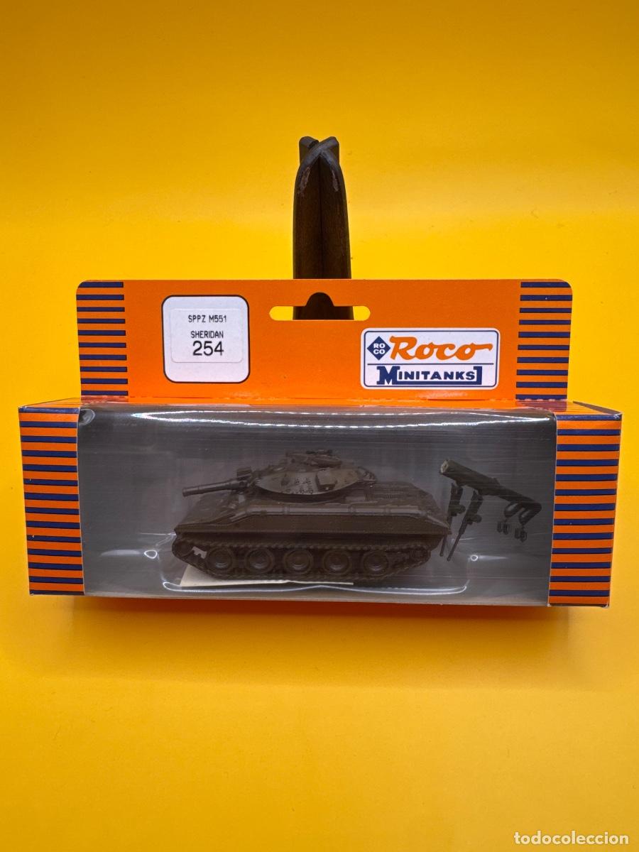 Maquetas: ROCO MINITANKS 254 &ndash; M551 SHERIDAN &ndash; TANQUE LIGERO AMERICANO VIETNAM &ndash; 1:87 H0 &ndash; CAJA ORIGINAL