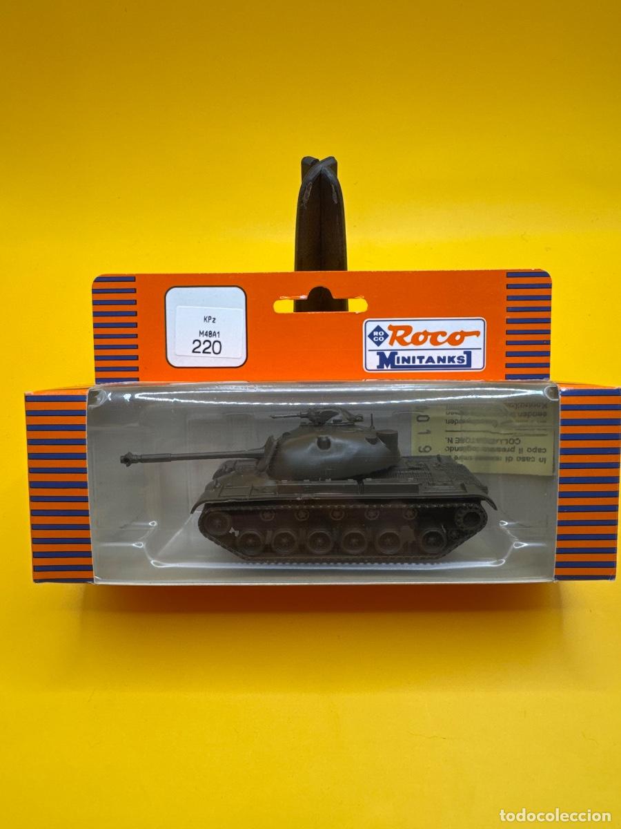 Maquetas: ROCO MINITANKS 220 &ndash; M48A1 PATTON &ndash; TANQUE AMERICANO GUERRA FR&Iacute;A &ndash; ESCALA 1:87 H0 &ndash; CAJA ORIGINAL