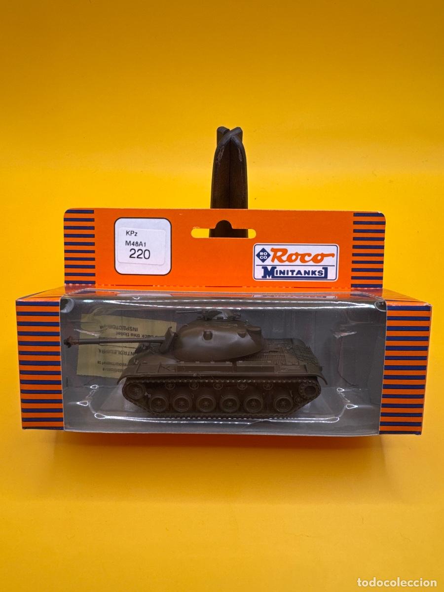 Maquetas: ROCO MINITANKS 220 &ndash; M48A1 PATTON &ndash; TANQUE AMERICANO GUERRA FR&Iacute;A &ndash; ESCALA 1:87 H0 &ndash; CAJA ORIGINAL