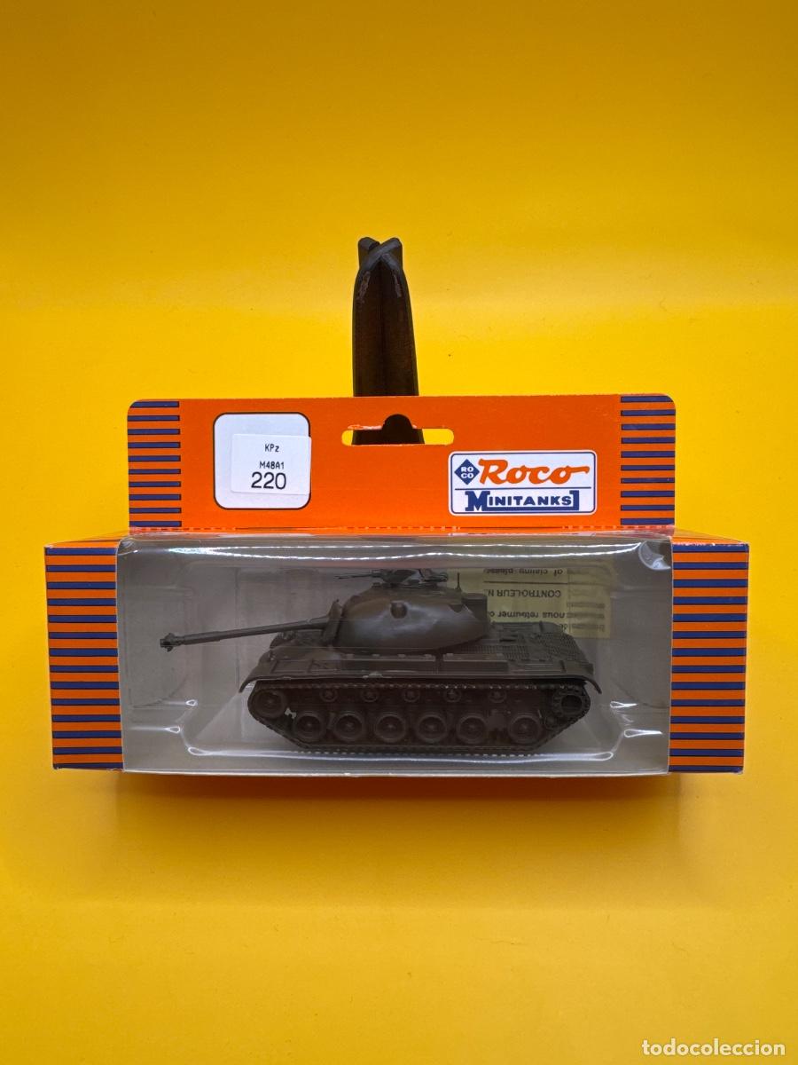 Maquetas: ROCO MINITANKS 220 &ndash; M48A1 PATTON &ndash; TANQUE AMERICANO GUERRA FR&Iacute;A &ndash; ESCALA 1:87 H0 &ndash; CAJA ORIGINAL