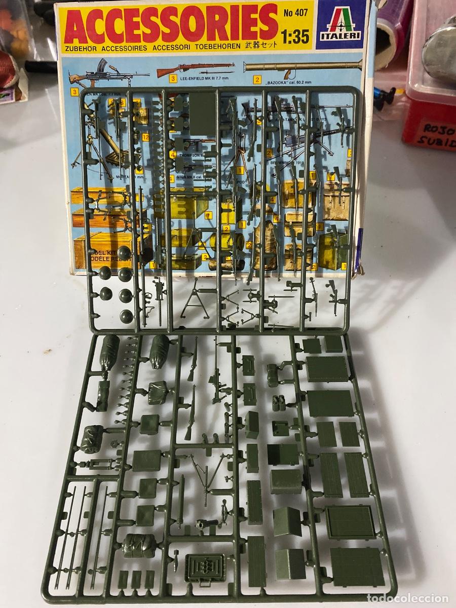 Maquetas: Maqueta nueva accesorios 1/35 407 Italeri