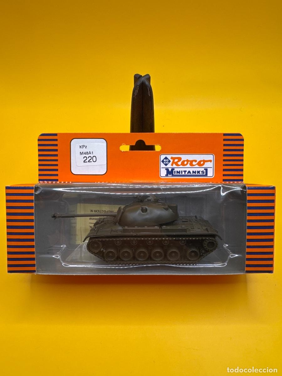 Maquetas: ROCO MINITANKS 220 &ndash; M48A1 PATTON &ndash; TANQUE AMERICANO GUERRA FR&Iacute;A &ndash; ESCALA 1:87 H0 &ndash; CAJA ORIGINAL