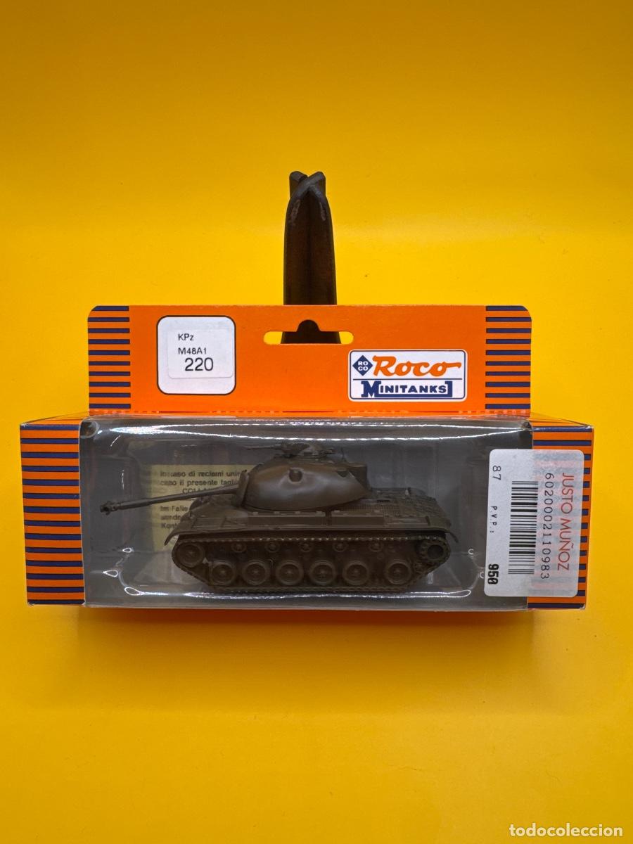 Maquetas: ROCO MINITANKS 220 &ndash; M48A1 PATTON &ndash; TANQUE AMERICANO GUERRA FR&Iacute;A &ndash; ESCALA 1:87 H0 &ndash; CAJA ORIGINAL