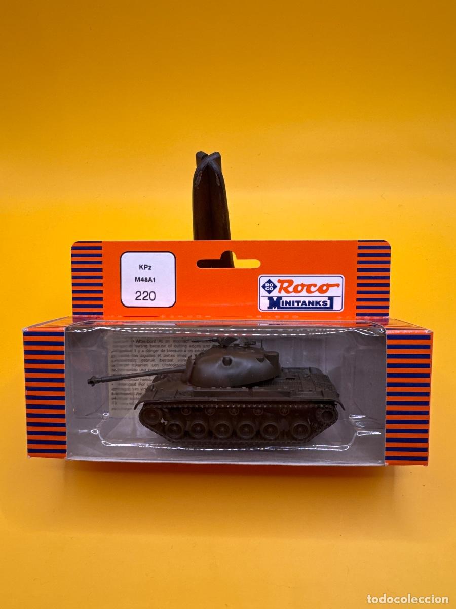 Maquetas: ROCO MINITANKS 220 &ndash; M48A1 PATTON &ndash; TANQUE AMERICANO GUERRA FR&Iacute;A &ndash; ESCALA 1:87 H0 &ndash; CAJA ORIGINAL