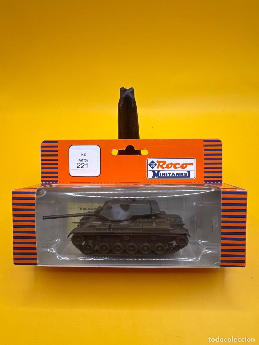 Maquetas: ROCO MINITANKS 221 &ndash; M47 PATTON &ndash; TANQUE AMERICANO GUERRA FR&Iacute;A &ndash; ESCALA 1:87 H0 &ndash; CAJA ORIGINAL