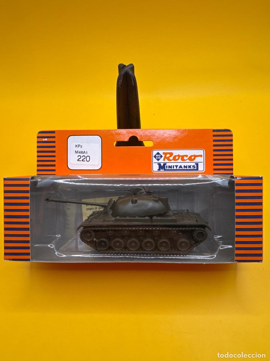 Maquetas: ROCO MINITANKS 220 &ndash; M48A1 PATTON &ndash; TANQUE AMERICANO GUERRA FR&Iacute;A &ndash; ESCALA 1:87 H0 &ndash; CAJA ORIGINAL