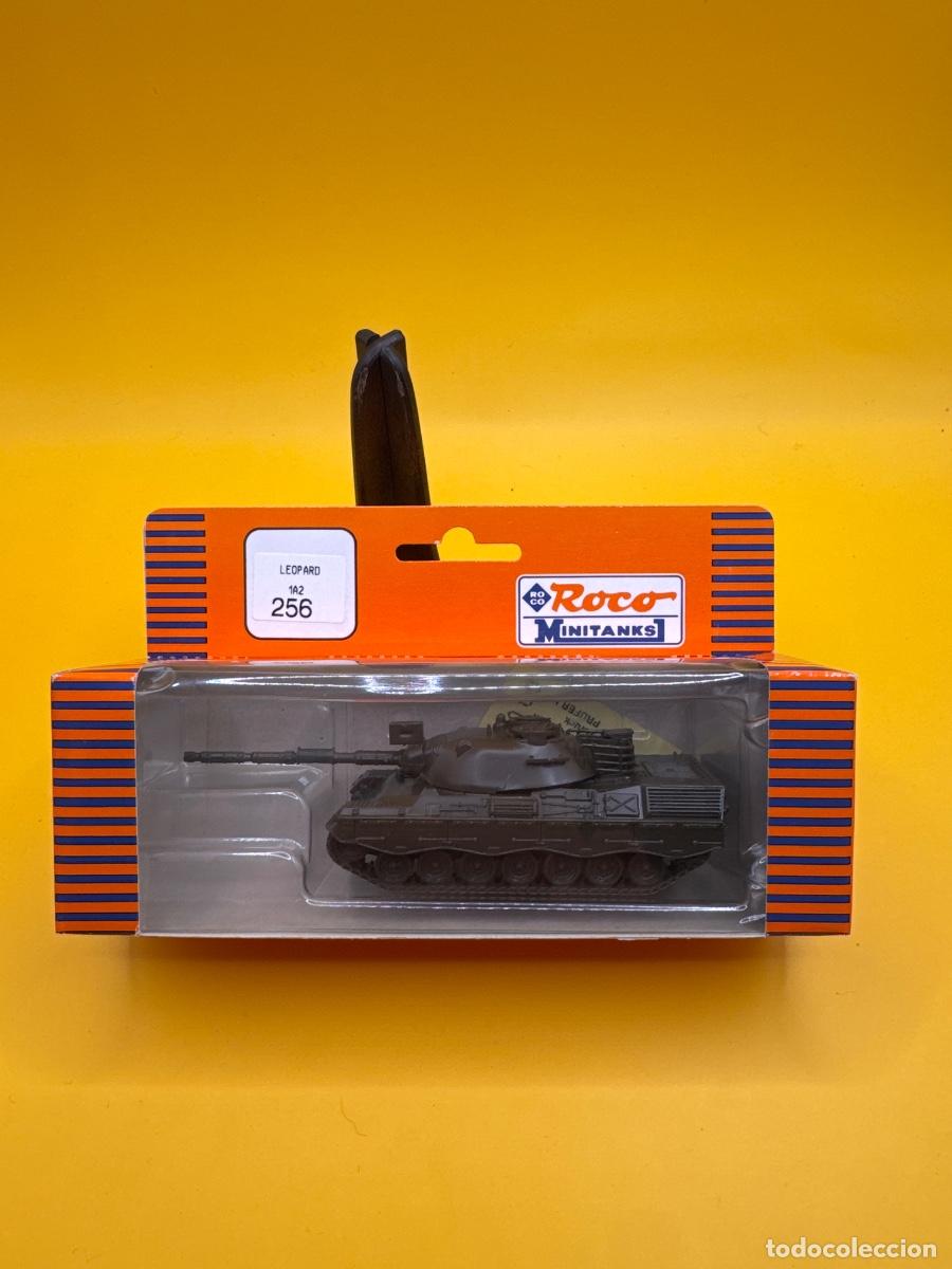 Maquetas: ROCO MINITANKS 256 &ndash; LEOPARD 1A2 &ndash; TANQUE ALEM&Aacute;N GUERRA FR&Iacute;A &ndash; ESCALA 1:87 H0 &ndash; CAJA ORIGINAL