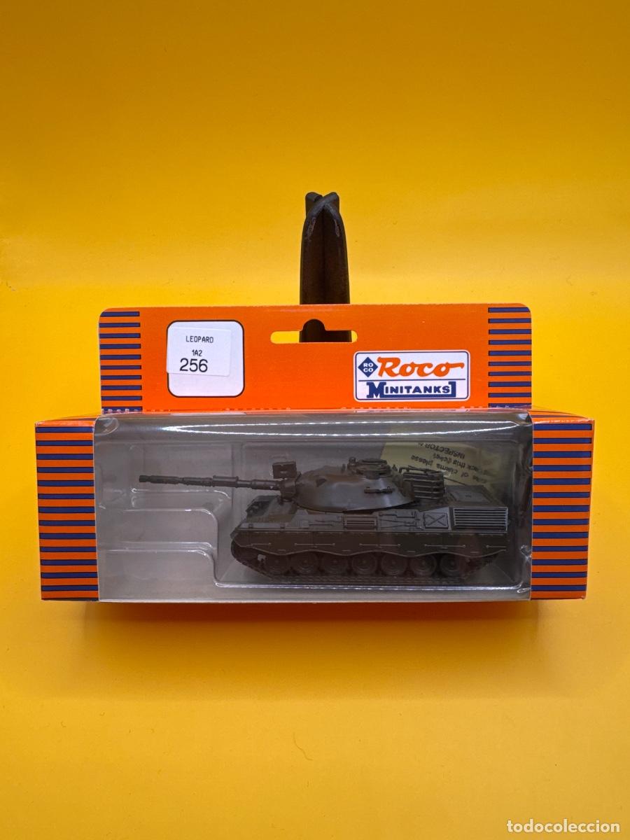 Maquetas: ROCO MINITANKS 256 &ndash; LEOPARD 1A2 &ndash; TANQUE ALEM&Aacute;N GUERRA FR&Iacute;A &ndash; ESCALA 1:87 H0 &ndash; CAJA ORIGINAL