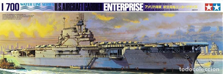 Maquetas: TAMIYA - USS Enterprise Aircraft Carrier 1/700 77514