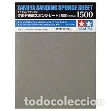 Maquetas: TAMIYA - ESPONJA ABRASIVA 1500 87150