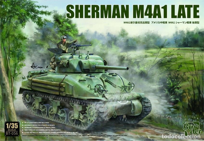 Maquetas: BORDER - Sherman M4A1 Late 1/35 BT056