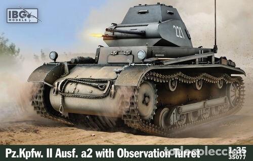 Maquetas: IBG - Pz. Kpfw. II Ausf. A2 with Observation Turret 1/35 35077