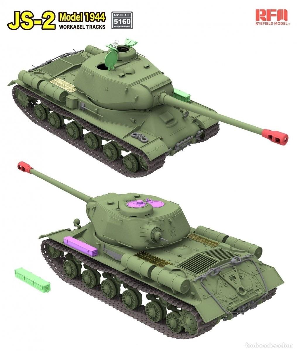 Maquetas: RFM - JS-2 Model 1944 with Workable Tracks 1/35 5160 - Foto 3