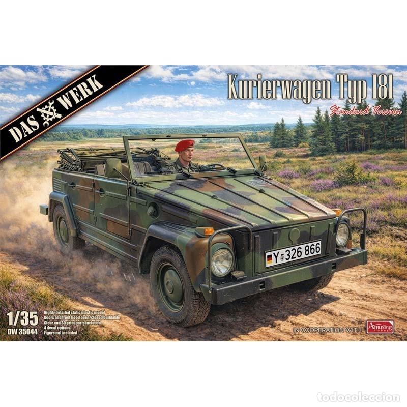Maquetas: DAS WERK - Kurierwagen Typ 181 - Standard Version 1/35 DW35044