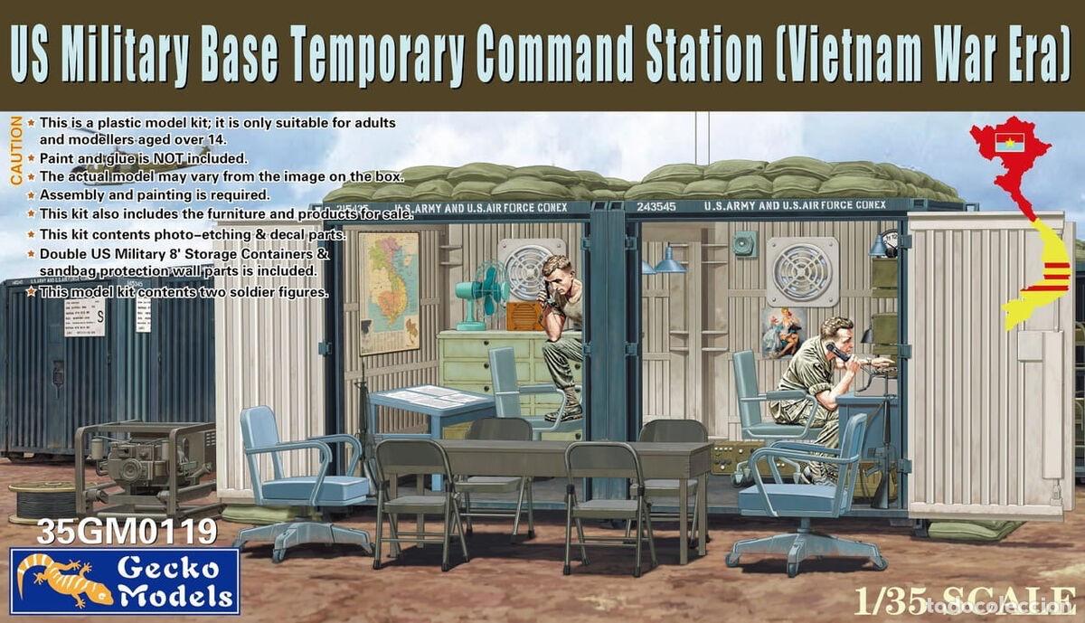 Maquetas: GECKO - US Military Base Temporary Command Station (Vietnam War Era) 1/35 35GM0119