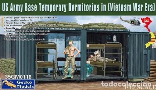 Maquetas: GECKO - US Army Base Temporary Dormitories (Vietnam War Era) 1/35 35GM0116
