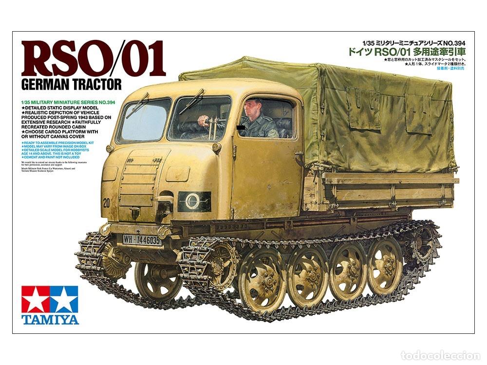 Maquetas: TAMIYA - German Tractor RSO/01 1/35 35394 - Foto 1