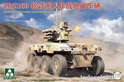 Maquetas: TAKOM - Chinese ZRZ100 Unmanned Combat Ground Vehicle 1/35 2224