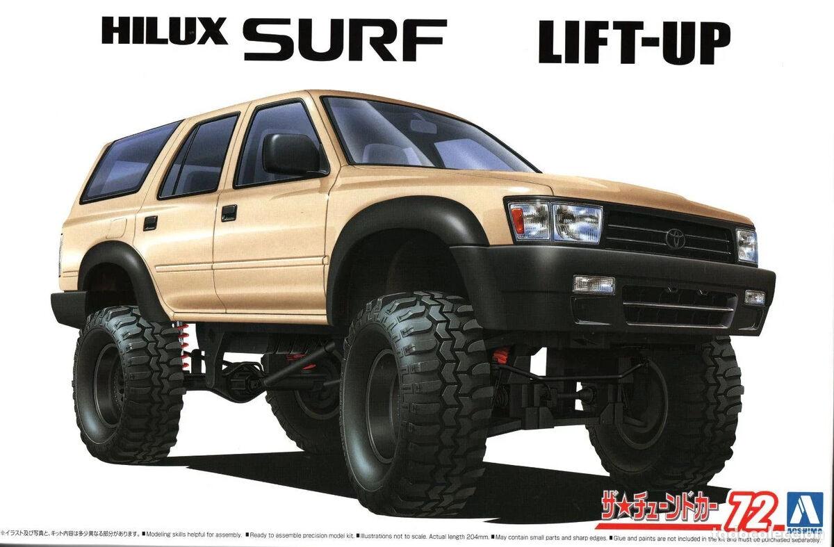 Maquetas: AOSHIMA - Toyota Hilux VZN130G Surf Lift Up (1991) 1/24 06991