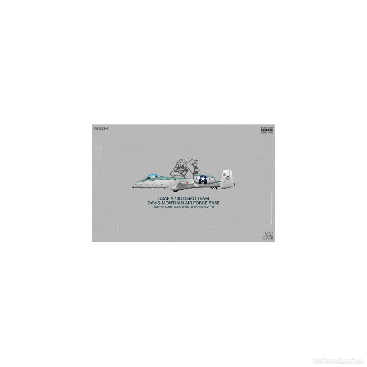 Maquetas: GWH - USAF A-10C Demo Team Davis-Monthan AF Base 2020 1/72 S7211